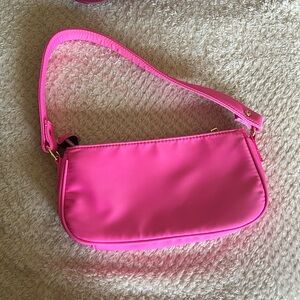 Pink shoulder bag